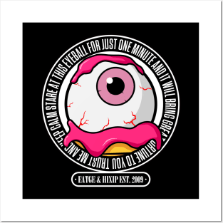 Strawberry Eyeball Icecream Posters and Art